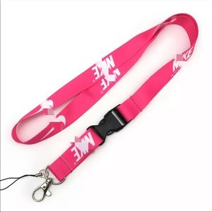 Pink Nike lanyard